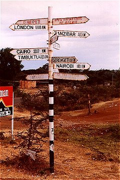 The sign to Rumuruti and beyond...