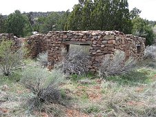 Glorieta Expeditions - Ruins of early homestead.