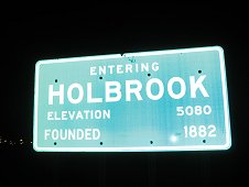 Holbrook Expeditions - Holbrook sign.