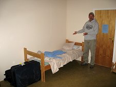 Muonionalusta Expedition - MY bed for three weeks, it was three inches too short!