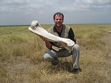Thika, Kenya Expedition - Do you think this elephant leg will fit in my check in luggage?