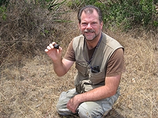 Thika, Kenya Expedition - Greg at find location of the pyramid.