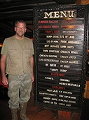 Thika, Kenya Expedition - Happy Greg at the Carnivore Restaurant.