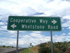 Whetstone Mountains Expedition - Whetstone sign.